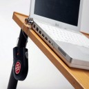 CANDADO CON ALARMA Y CABLE RETRÁCTIL